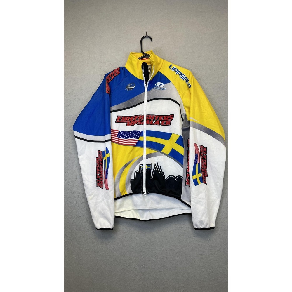 Voler Firefighters Uppsala CK Cycling Thermal Jacket Medium Full Zip Made in USA